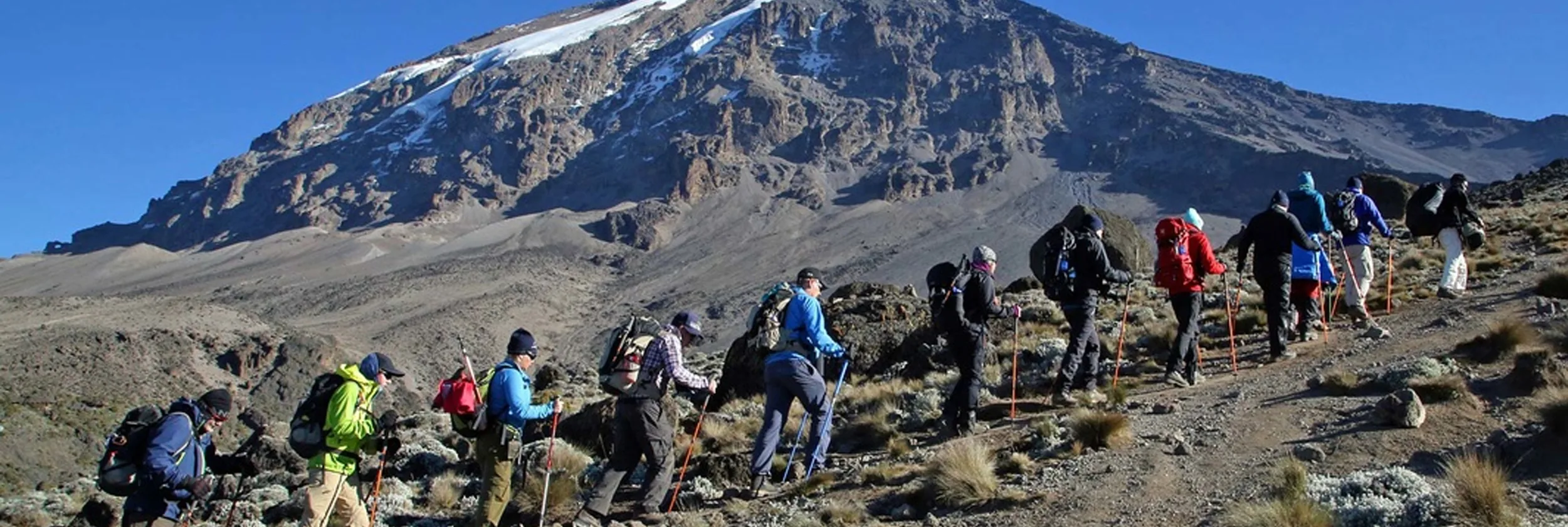 Hikers discovering Tanzania's mountain landscapes